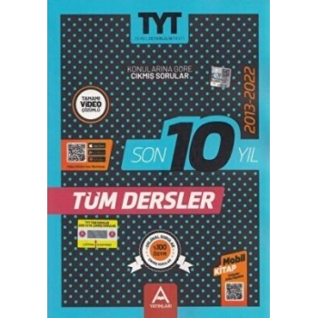 TYT Son 10 Yıl Tüm Dersler Çkmış Sorular-