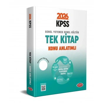 2026 KPSS Lisans Konu Anlatımı Tek Kitap(İADESİZ) - Data Yayınları
