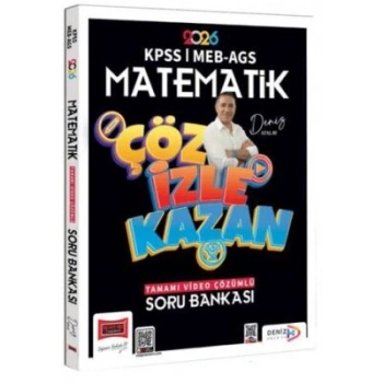 2026 KPSS MEB-AGS Matematik Çöz İzle Soru Bankası-Yargı Yayınları