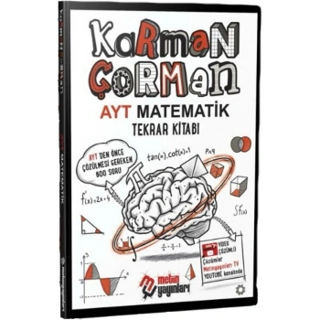 AYT Karman Çorman Matematik Tekrar Kitabı-Metin Yayınları