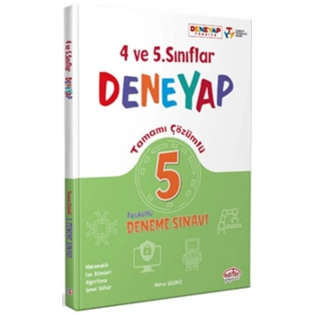 4 VE 5.Sınıflar Deneyap Tamamı Çözümlü 5 Deneme-Editör Yayınları