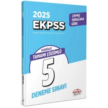 2026 E-KPSS Deneme 5 li Çözümlü-Editör Yayınları