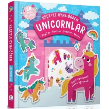 Keçeyle Oyna - Öğren Unicornlar (Ciltli)-Alice Barker- İndigo Kitap