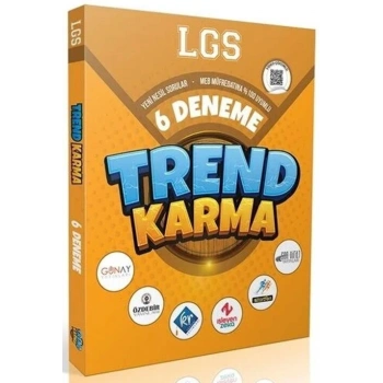 8. Sınıf LGS 6 Deneme-Trend Karma