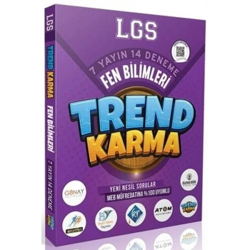 8. Sınıf LGS Fen Bilimleri 7 Yayın 14 Deneme-Trend Karma