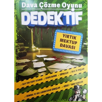 YIRTIK MEKTUP DAVASI - DEDEKTİF ÇÖZME OYUNU - MT DEDEKTİFLİK