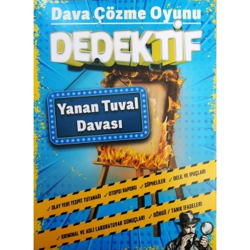 YANAN TUVAL DAVASI - DEDEKTİF ÇÖZME OYUNU - MT DEDEKTİFLİK