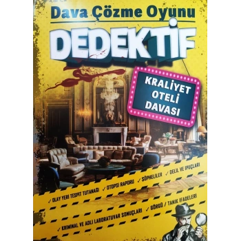 KRALİYET OTELİ DAVASI - DEDEKTİF ÇÖZME OYUNU - MT DEDEKTİFLİK