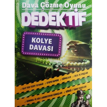 KOLYE DAVASI - DEDEKTİF ÇÖZME OYUNU - MT DEDEKTİFLİK