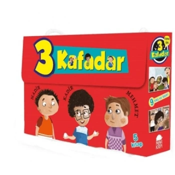3 Kafadar Tekno Set 2 (5 Kitap) - Yaşar Bayraktar - Mavi Kirpi Yayınları