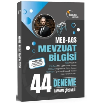 2026 MEB-AGS Mevzuat Bilgisi 44 Deneme-Doktrin Yayınları