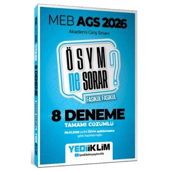 MEB-AGS ÖSYM Ne Sorar 8 Fasikül Deneme - Yediiklim Yayınları