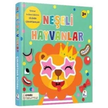 Silikon Çıkartmalı Neşeli Hayvanlar - Holly Morris - İndigo Çocuk