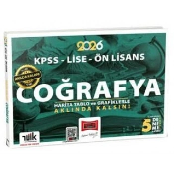 2026 KPSS Lise Önlisans Akılda Kalan Coğrafya -Yargı Yayınları