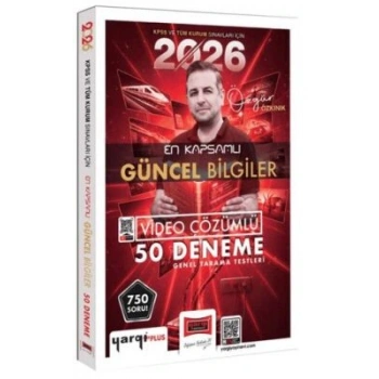 2026 KPSS Tüm Adaylar Güncel Bilgiler 50 Deneme -Yargı Yayınları