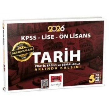 2026 KPSS Lise Önlisans Akılda Kalan Tarih -Yargı Yayınları