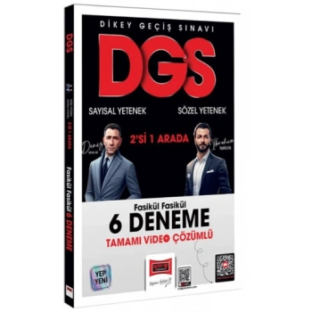 2026 DGS Sayısal Sözel 2 si Bir Arada 6 Deneme-Yargı Yayınları