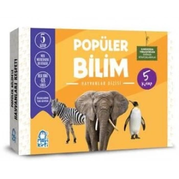 Popüler Bilim Hayvanlar Seti 5 Kitap - Mavi Kirpi Yayınları