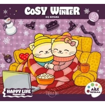 Cosy Winter - Kış Boyama - Vivago Art (Dokuz)