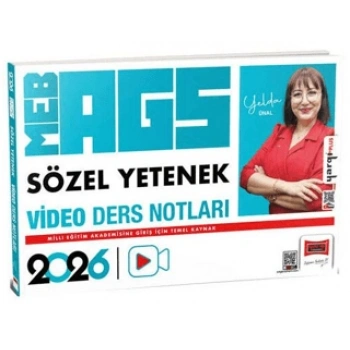 2026 MEB-AGS Öğretmen Adayları İçin Sözel Yetenek Video Ders Notları-Yelda Ünal-Yargı Yayınevi