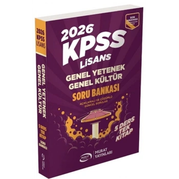 2026 KPSS Lisans Soru Bankası-Murat Yayınları