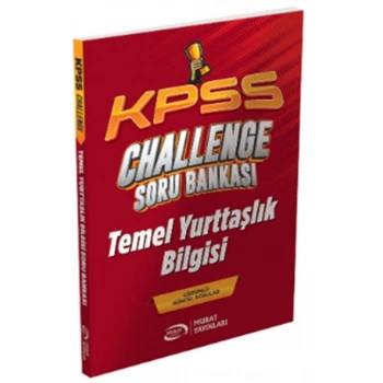 KPSS Temel Yurttaşlık Bilgisi Vatandaşlık CHALLENGE Soru Bankası-Murat Yayınları