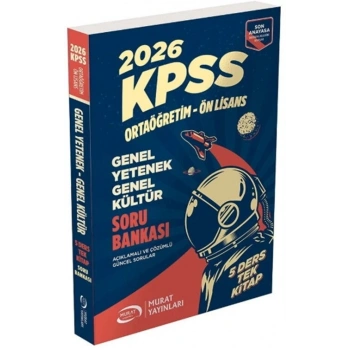 2026 KPSS Lise Ortaöğretim Ön Lisans Soru Bankası-Murat Yayınları
