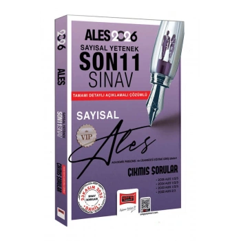 2026 ALES Sayısal Yetenek Son 11 Sınav Çıkmış Sorular - Yargı Yayınları