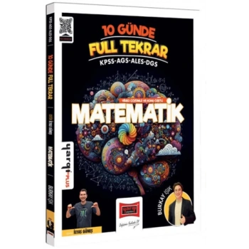 2026 KPSS ALES DGS AGS 10 Günde Full Tekrar Matematik Video Çözümlü ve Konu Özetli - Yargı Yayınları