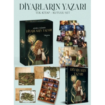 Diyarların Yazarı-(Ciltli Kutulu)-Adora Yağmur-İndigo Kitap