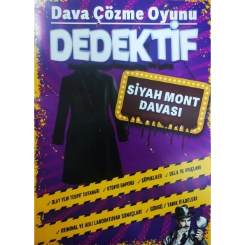 SİYAH MONT DAVASI - DEDEKTİF ÇÖZME OYUNU - MT DEDEKTİFLİK