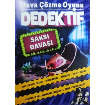 SAKSI DAVASI - DEDEKTİF ÇÖZME OYUNU - MT DEDEKTİFLİK