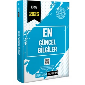 2026 KPSS En Güncel Bilgiler-Pegem Akademi Yayınları