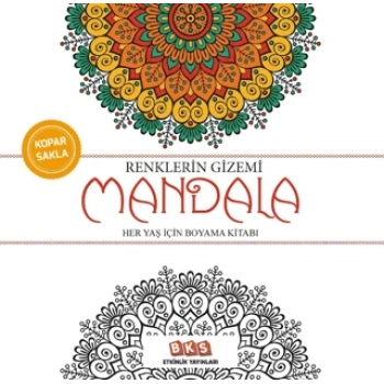 Renklerin Gizemi Mandala-(Her Yaş İçin)-BKS Etkinlik Yayınları