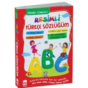 Resimli Türkçe Sözlük Örnek Cümleli (Büyük Boy) 1.Hamur Karton Kapak - Ema Yayınları