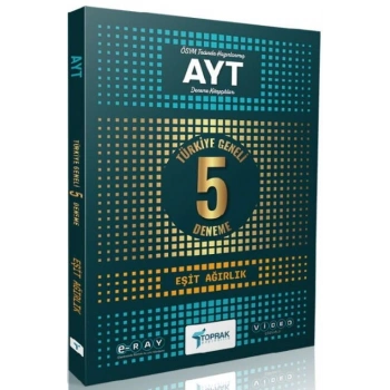 AYT Eşit Ağırlık 5 li Deneme (Güncel) - Toprak Yayınları