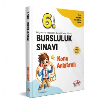 6.Sınıf Bursluluk Sınavı Konu Anlatım İOKBS Maarif Modeli-Editör Yayınları