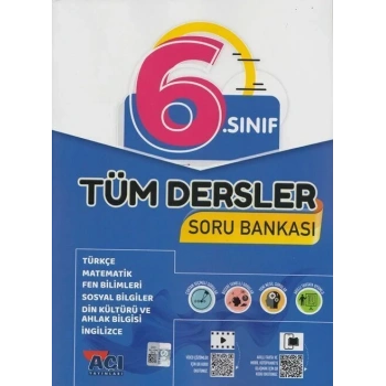 6.Sınıf Tüm Dersler Soru Bankası - Açı Yayınları