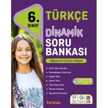 6.Sınıf Türkçe Dinamik Soru Bankası-Tudem Yayınları