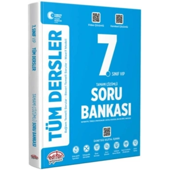7. Sınıf Tüm Dersler Soru Bankası-Kolektif-Editör Yayınevi