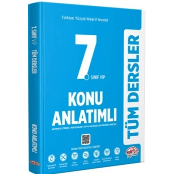 7. Sınıf Tüm Dersler Maarif Model Konu Anlatımlı-Kolektif-Editör Yayınevi