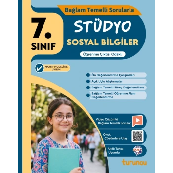 7.Sınıf Sosyal Bilgiler Stüdyo Bağlam Temelli Sorularla -Tudem Yayınları