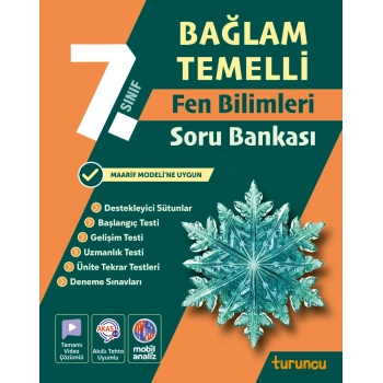 7.Sınıf Fen Bilimleri Soru Bankası Bağlam Temelli -Tudem Yayınları