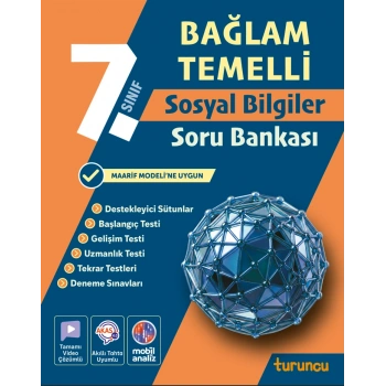 7.Sınıf Sosyal Bilgiler Soru Bankası Bağlam Temelli -Tudem Yayınları