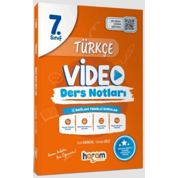 7.Sınıf Türkçe Video Ders Notları(Maarif Model)-Hocam Anlatır Yayınları