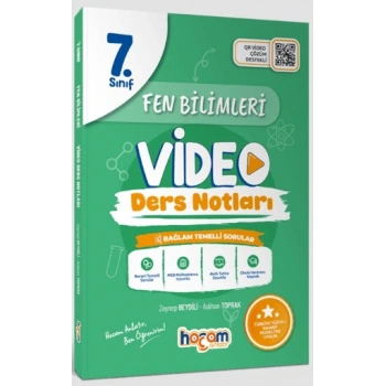 7.Sınıf Fen Bilimleri Video Ders Notları (Maarif Model)-Zeynep Beydili-Aslıhan Toprak -Hocam Anlatır Yayınları