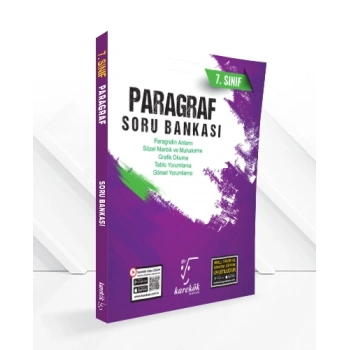 7.Sınıf Paragraf Soru Bankası-Karekök Yayınları