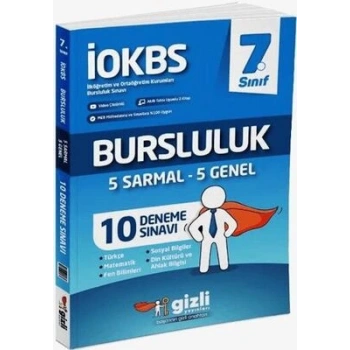 7. Sınıf İOKBS Bursluluk 10 Deneme Sınavı-Gizli Yayınları