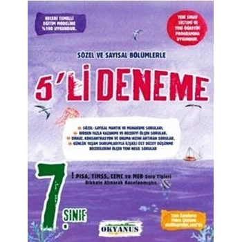 7.Sınıf 5li Deneme - Okyanus Yayınları