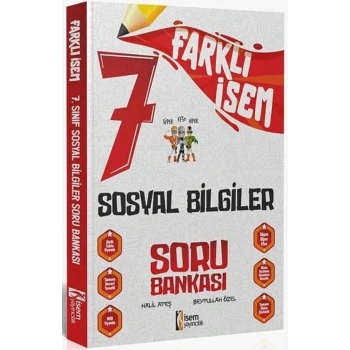 7.Sınıf Farklı İsem Sosyal Bilgiler Soru Bankası - İsem Yayınları